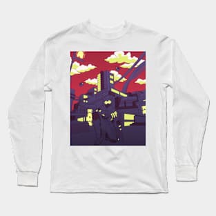 cyber landscape Long Sleeve T-Shirt